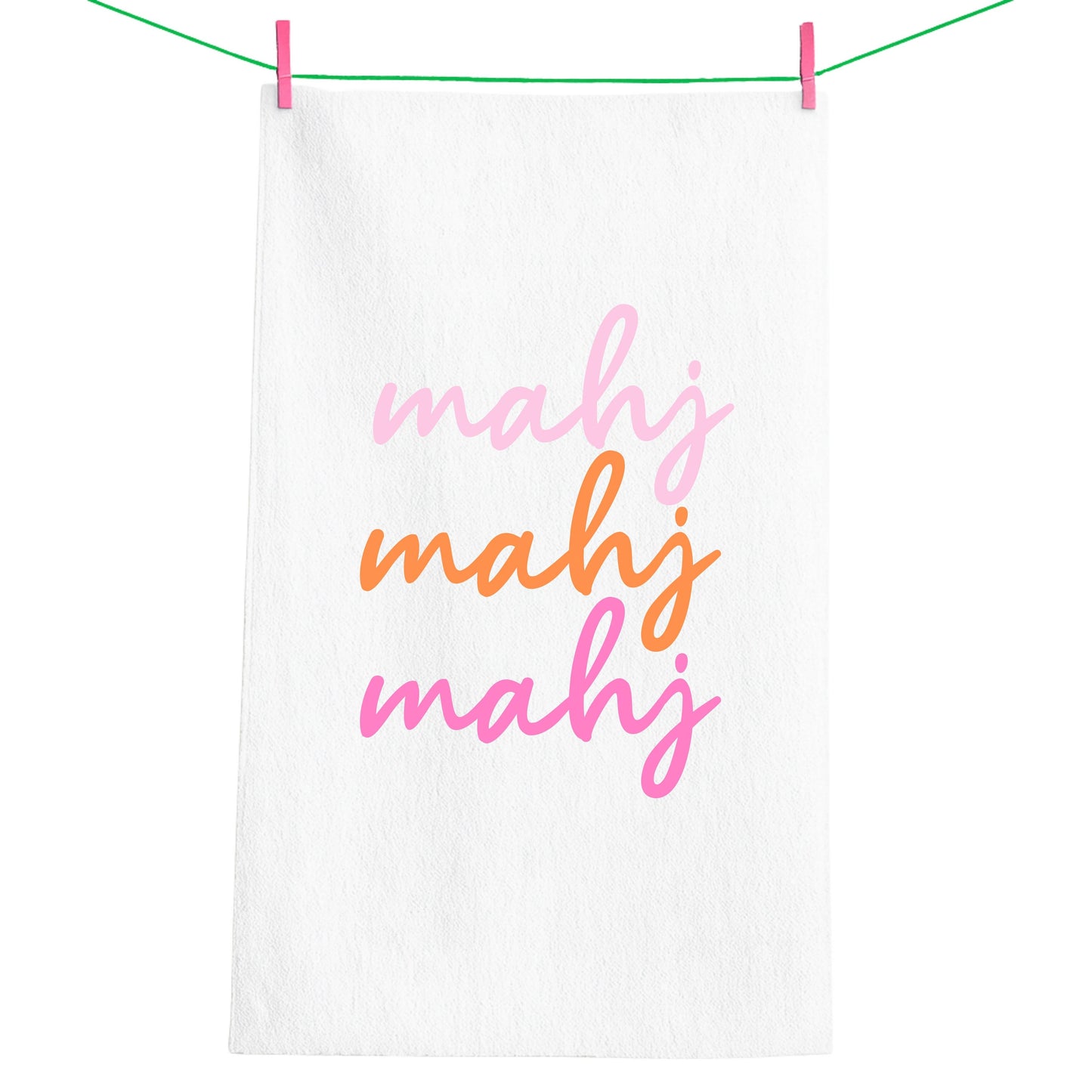 Mahjong gift Mahjong gift towel cute mahjong hostess