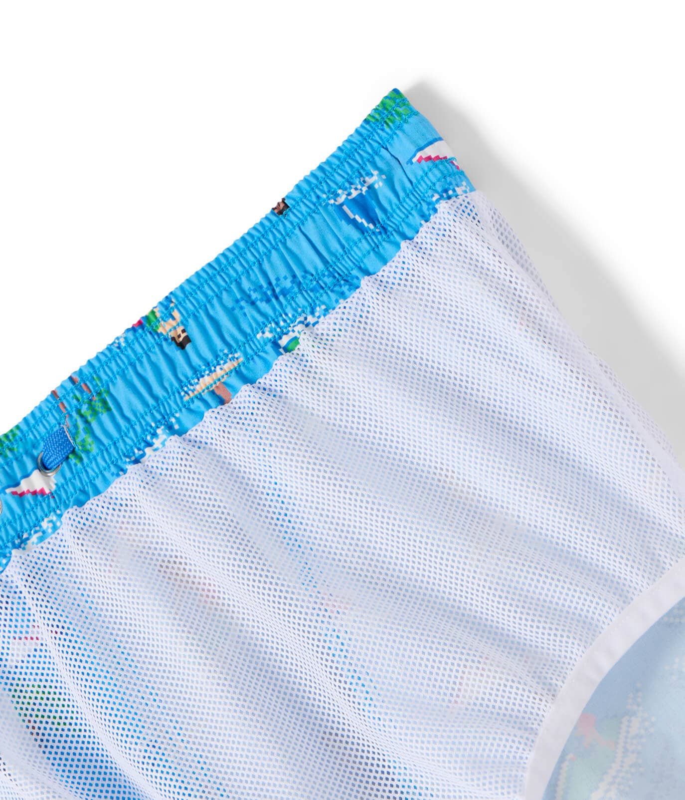 Aquaholic Men's Stretch Swim Trunks - 6" Surfer Bathing Suit