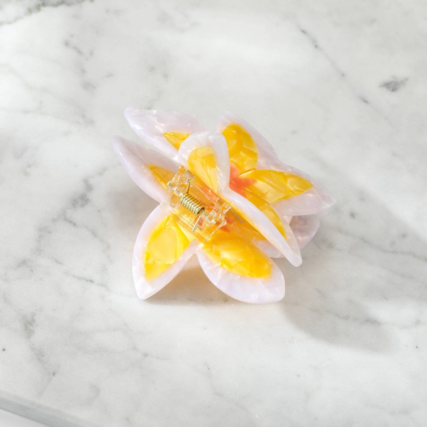 Eco-Friendly Plumeria Frangipani Flower Hair Clip