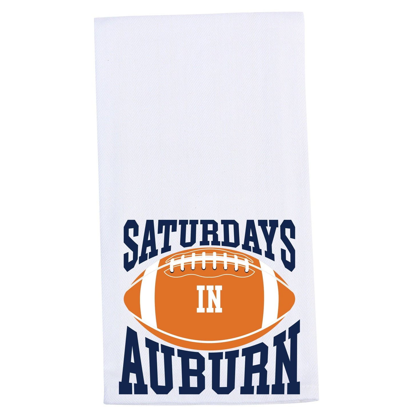 Saturdays in Auburn Tea Towel