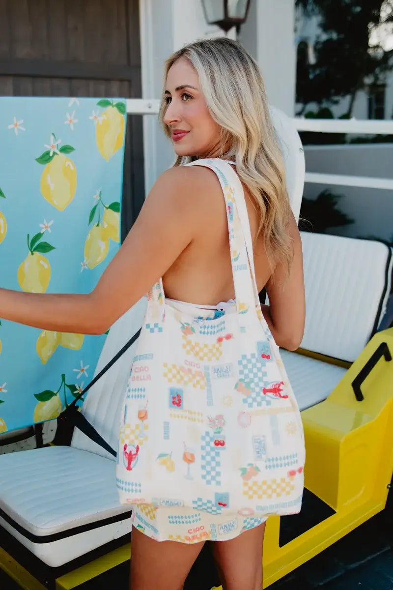 Italian Summer Slouchy Tote