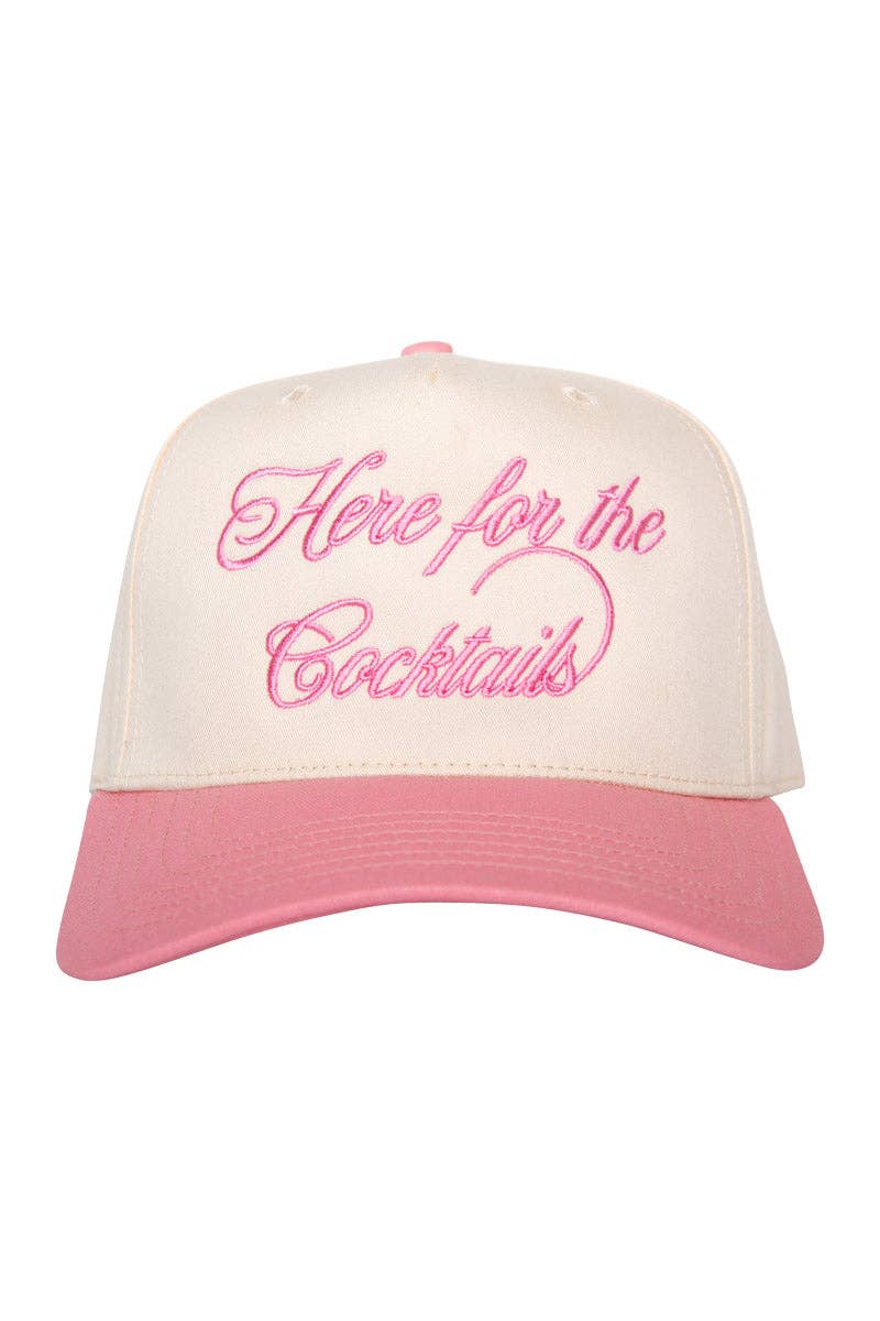 Here For the Cocktails Two-Toned Vintage Hat Grad Gift Idea