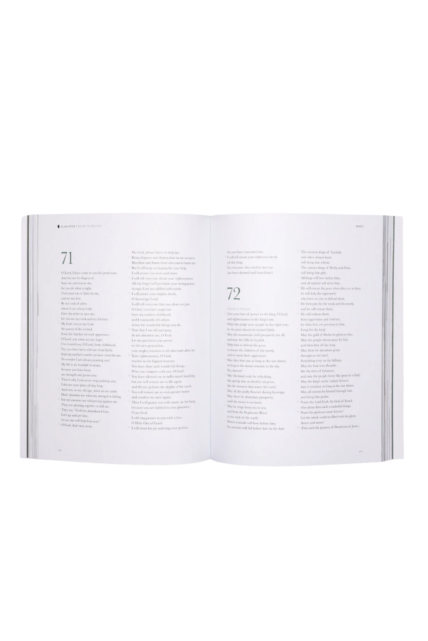 Alabaster Book of Psalms NLT
