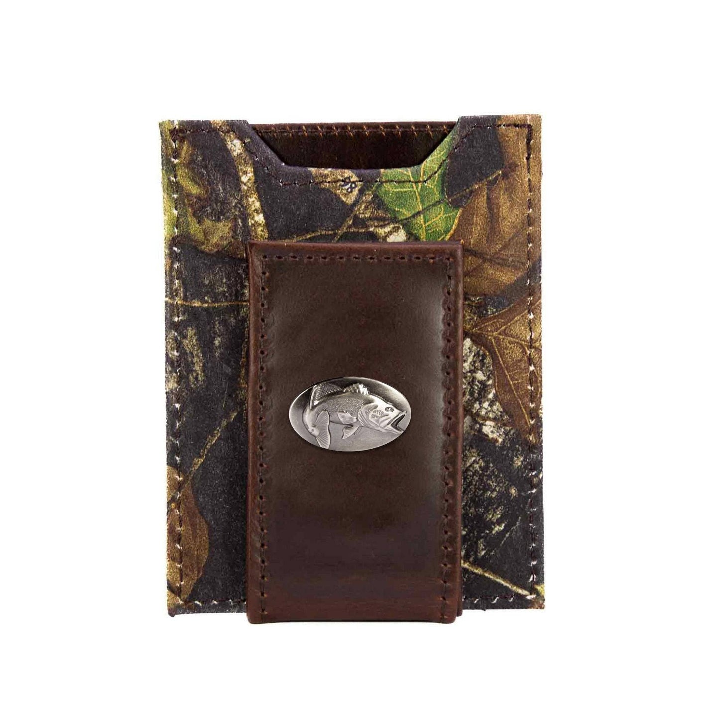 Bass Magnetic Leather Slim Wallet