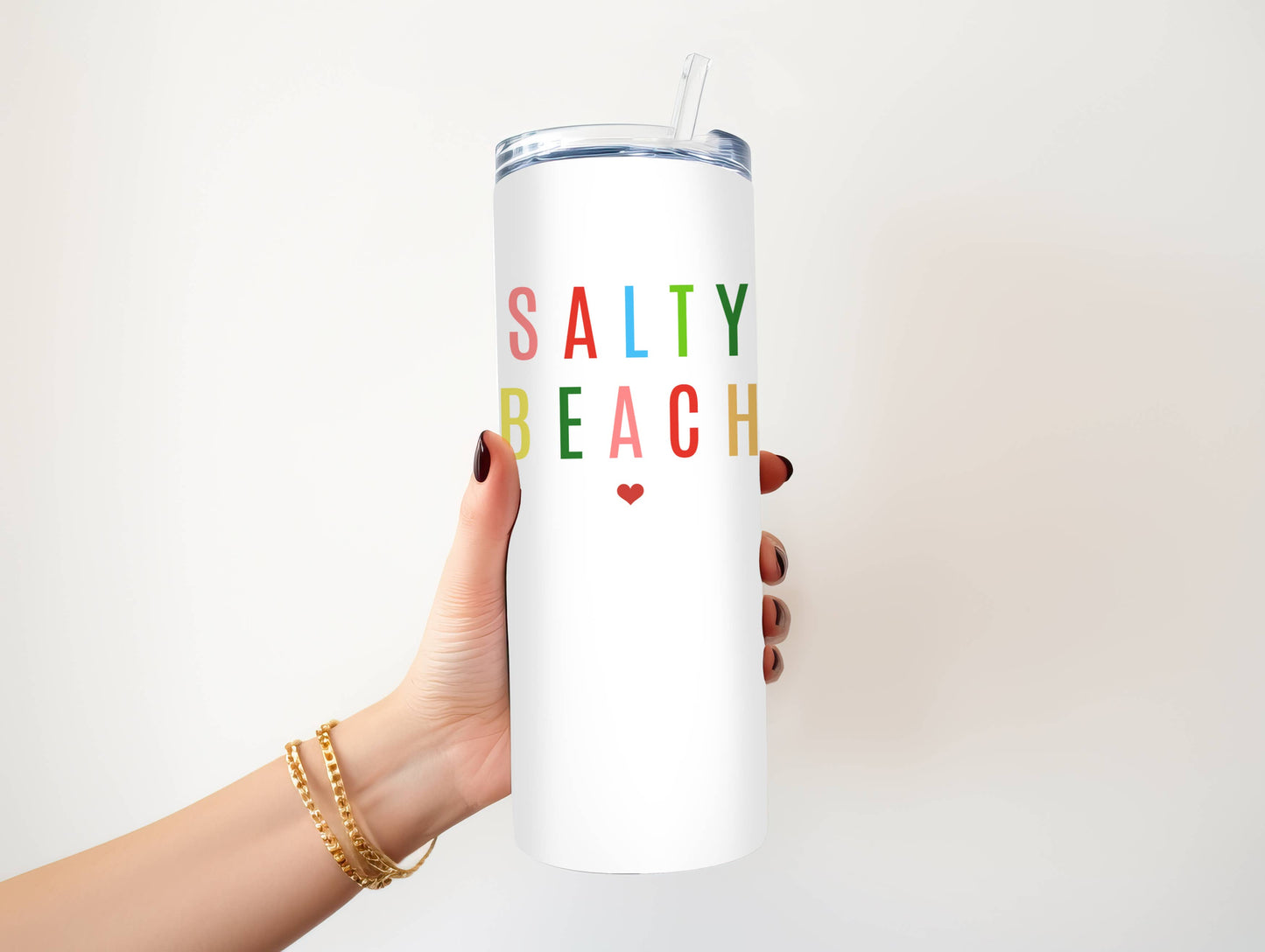 Colorful Salty Beach 20 oz Tumbler