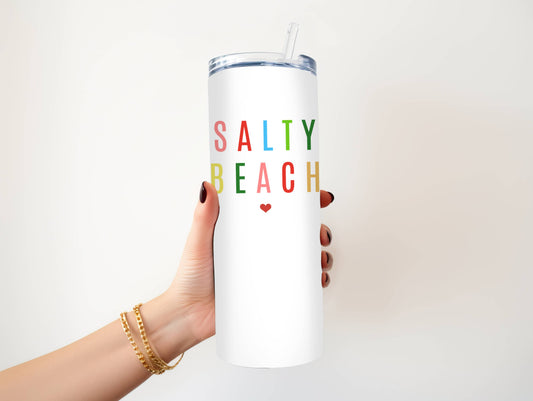Colorful Salty Beach 20 oz Tumbler