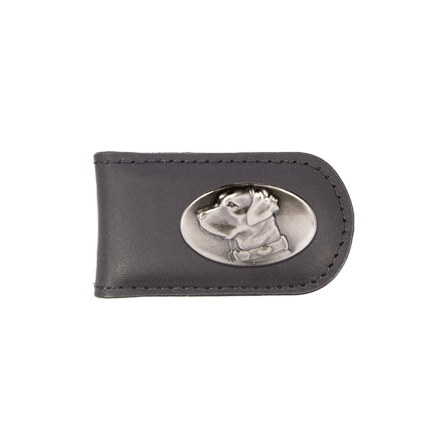 Lab Leather Magnetic Money Clip Wallet