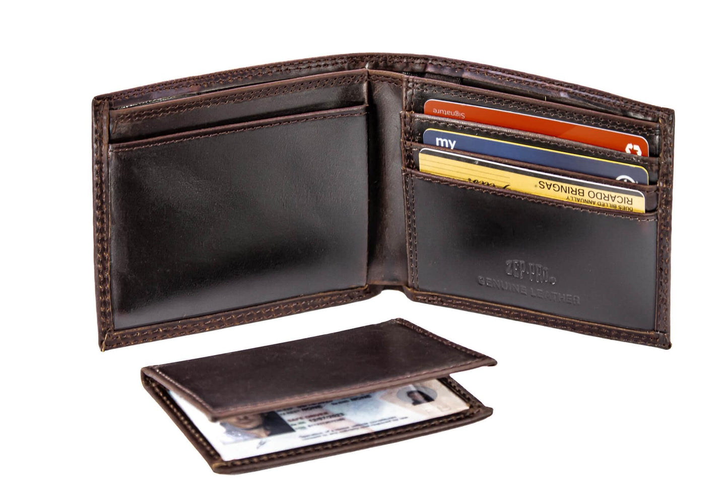 Auburn Tigers Men's Collegiate Bifold Leather Wallet