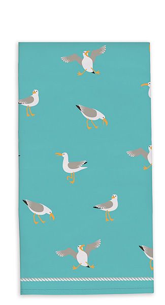 Cape Shore Seagull Tea Towel
