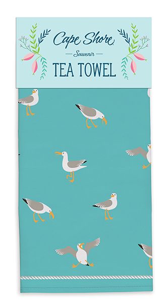 Cape Shore Seagull Tea Towel