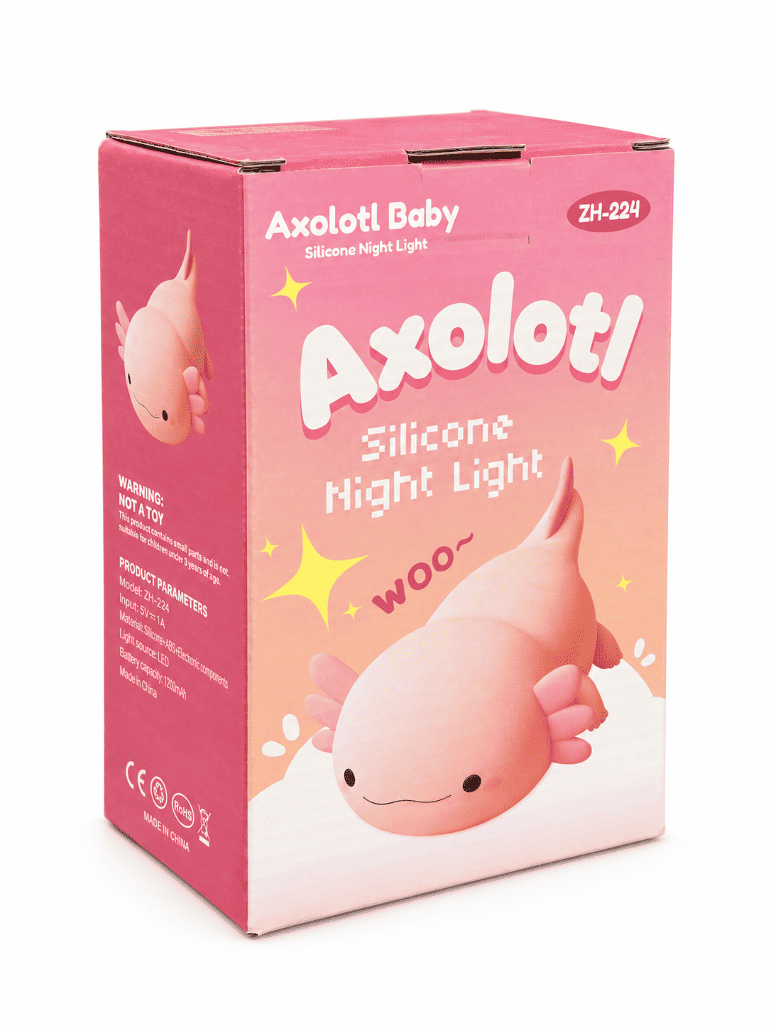 Squishy Night Light - Baby Axolotl