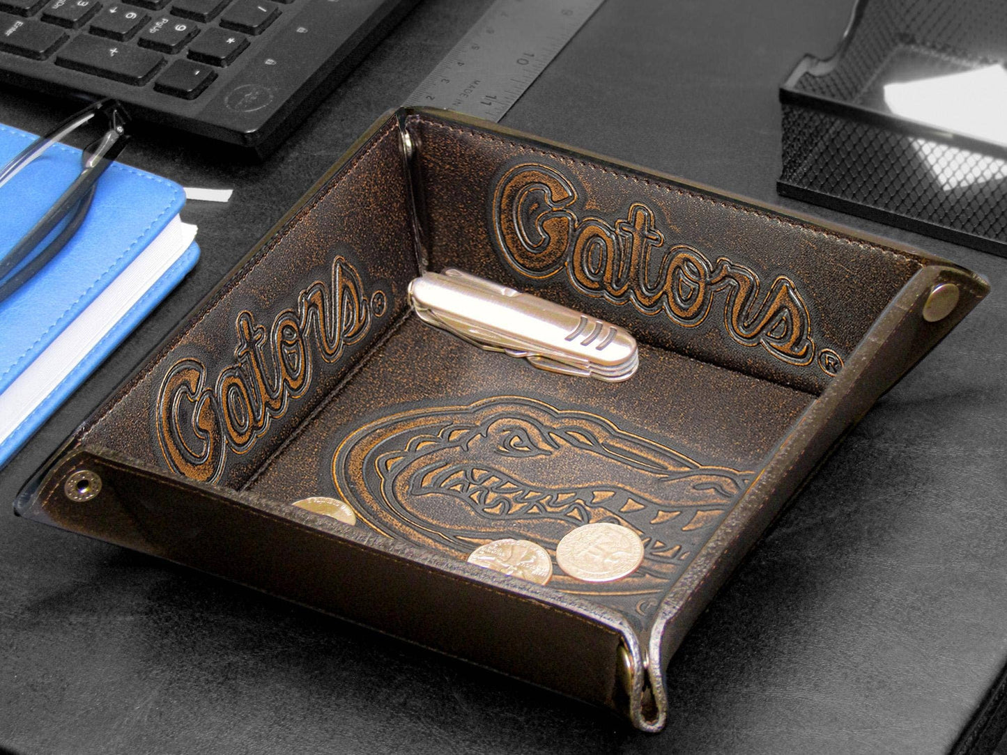 Florida Gators Men's Collegiate Leather Tray