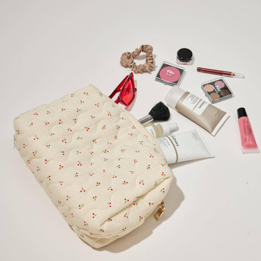 Quilted Keeper Cosmetic & Travel Organizer Pouch