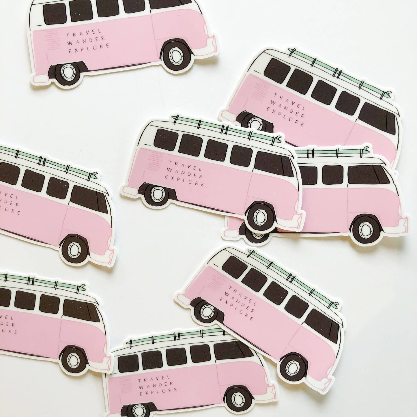 The Pink Van Sticker