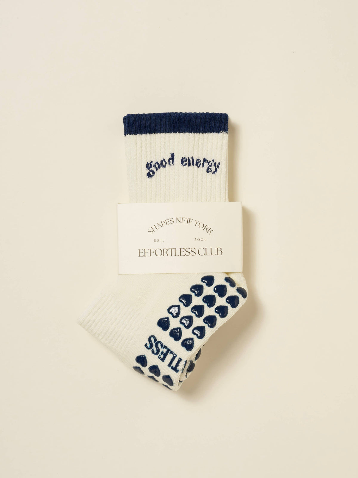 Good Energy Grip Sock Navy