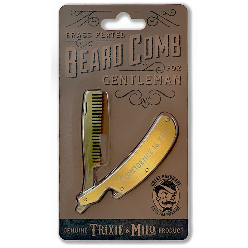 Trixie & Milo Beard Comb for Gentleman
