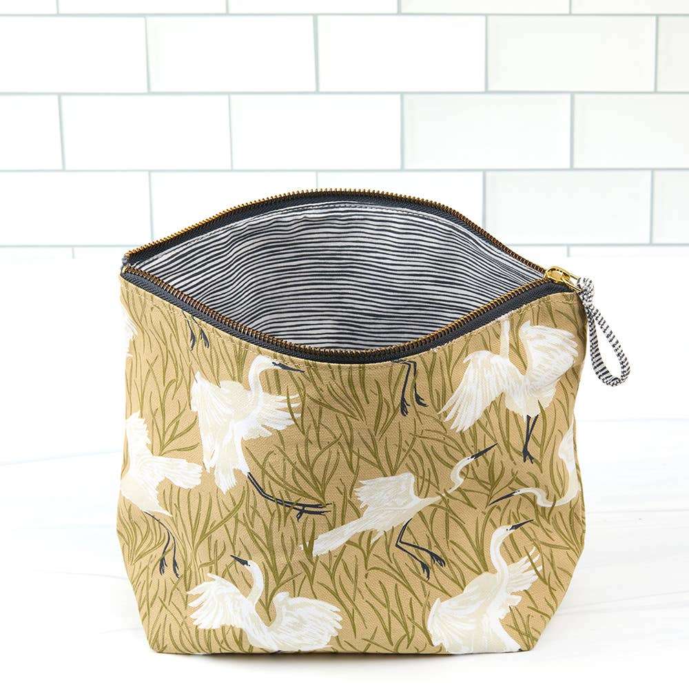 Egret & Reed Essential Canvas Pouch Set of 2
