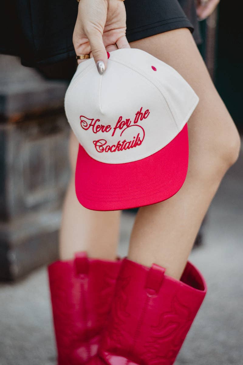Here For the Cocktails Two-Toned Vintage Hat Grad Gift Idea