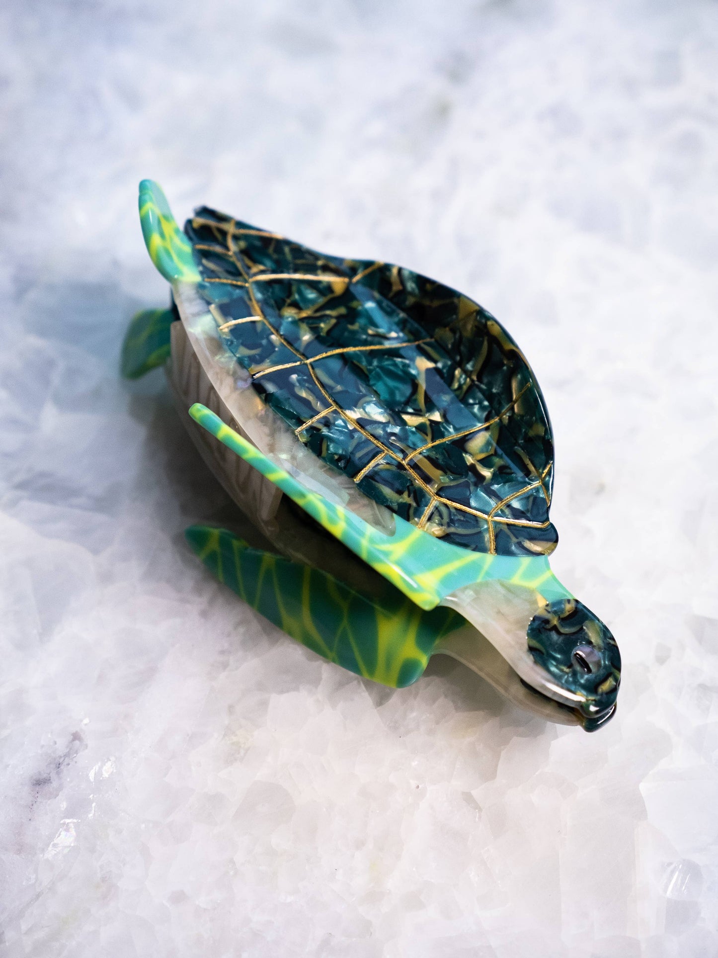 Eco Friendly Loggerhead Turtle Hair Clip, Large