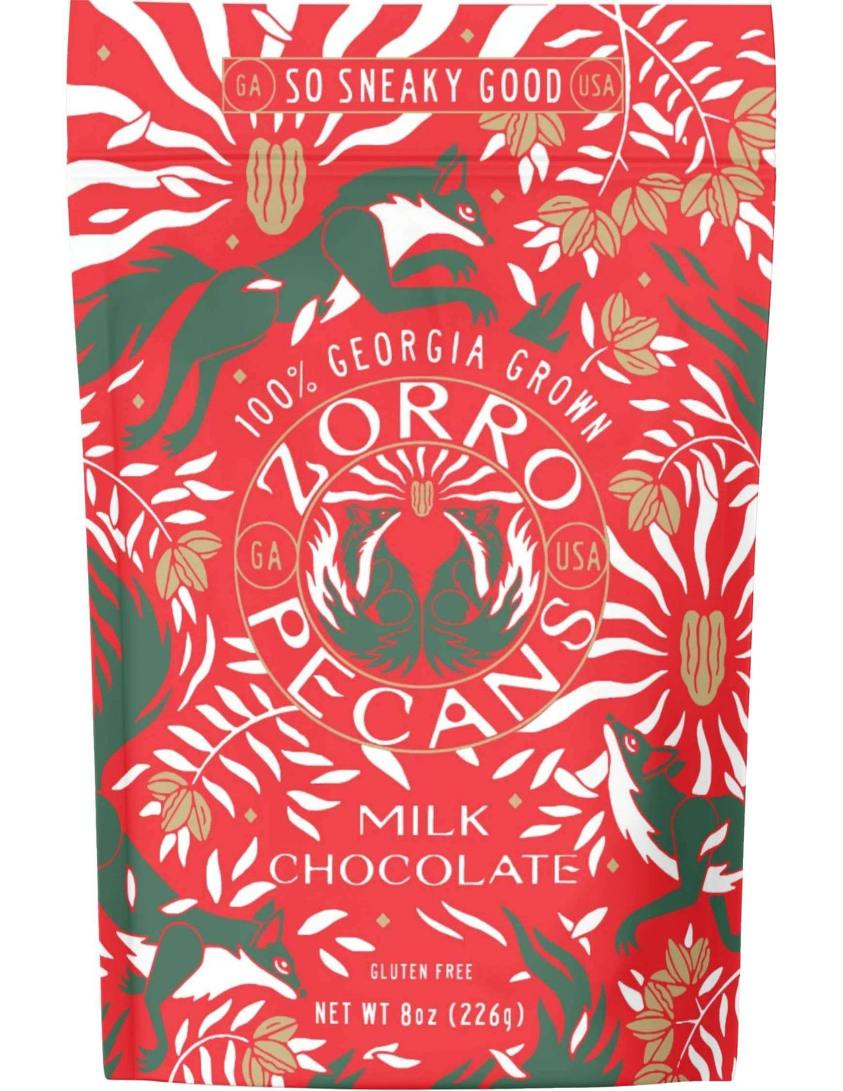 HOLIDAY Milk Chocolate Covered Pecans 8oz