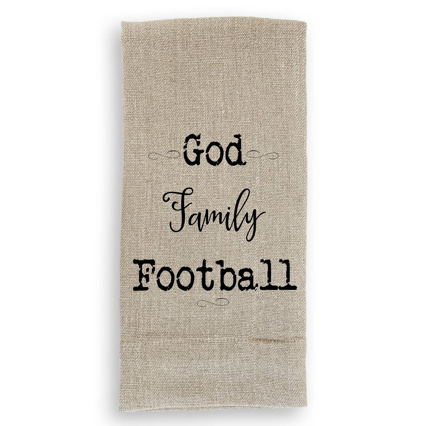 God Family Football in Black
