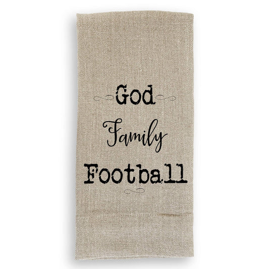 God Family Football in Black
