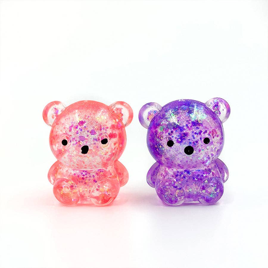 Glitter Squishy Bear Malt Sugar Slow Rebound