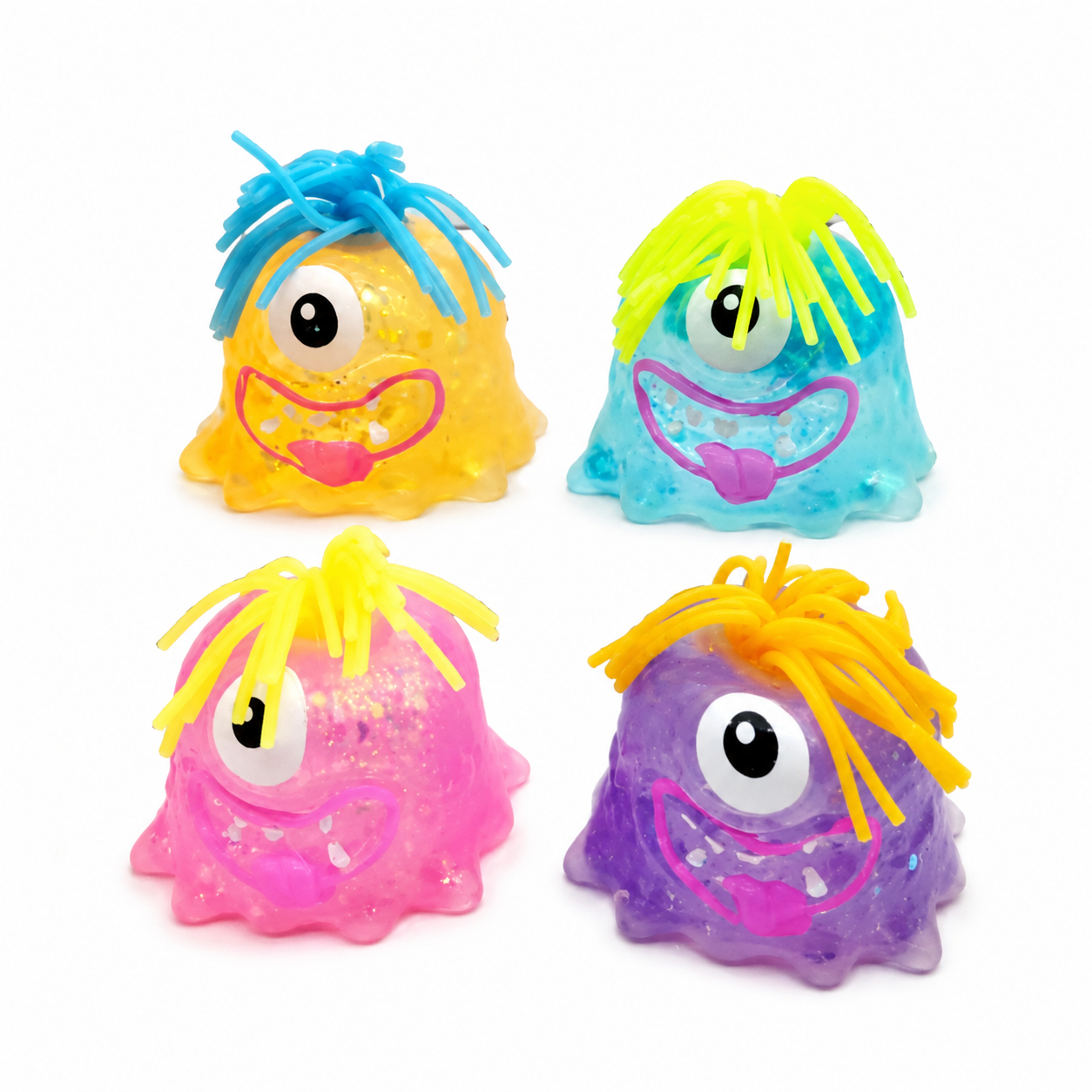 Super squishy glitter filled monsters