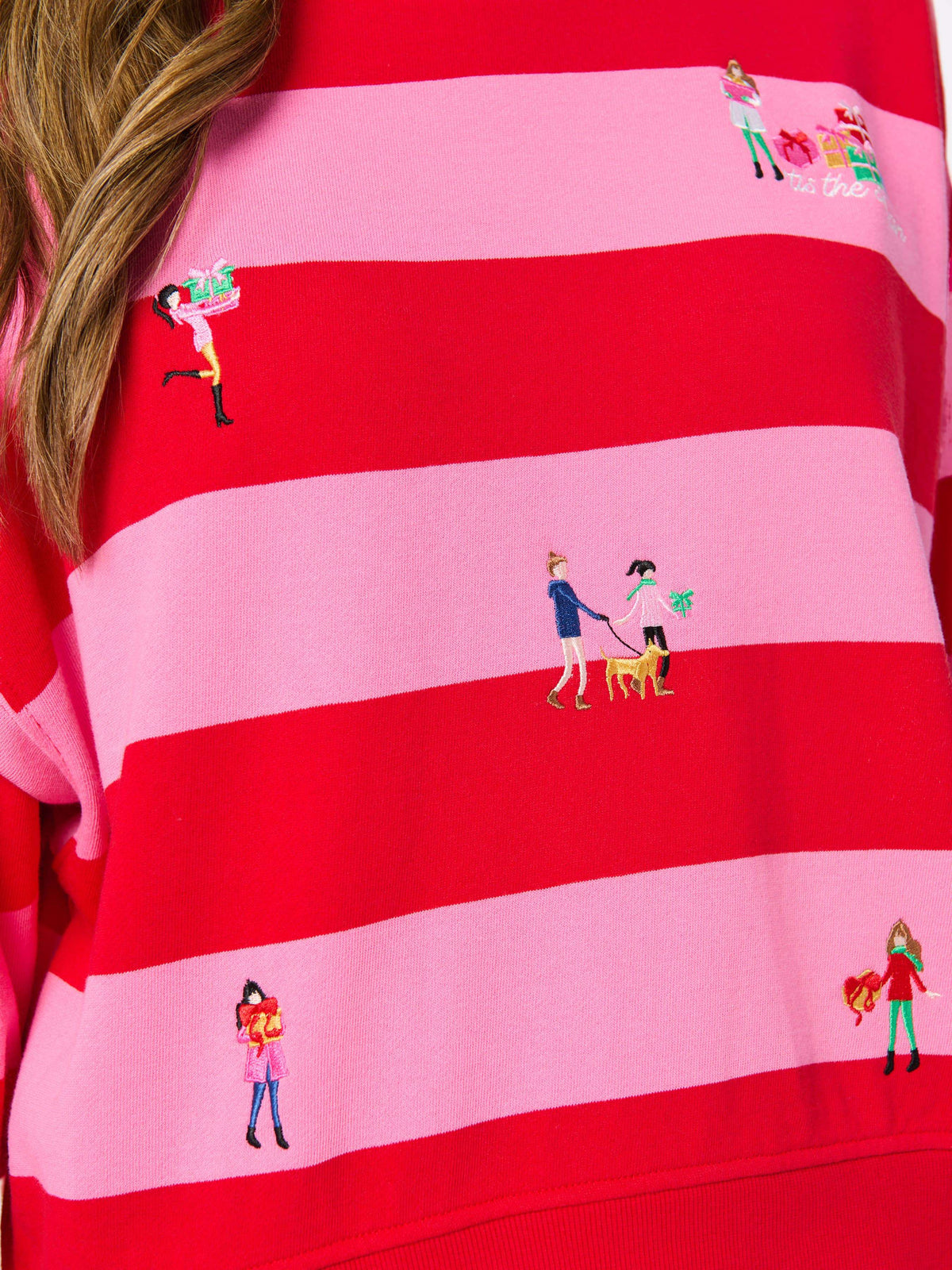 Gifting Embroidery Relaxed Sweatshirt