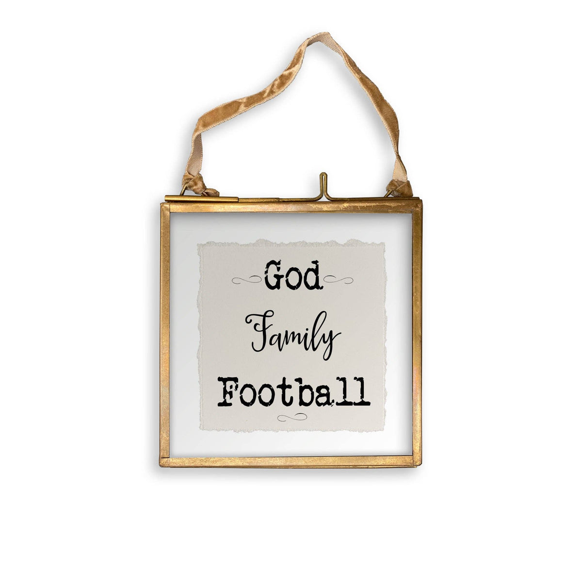 God Family Football in Black