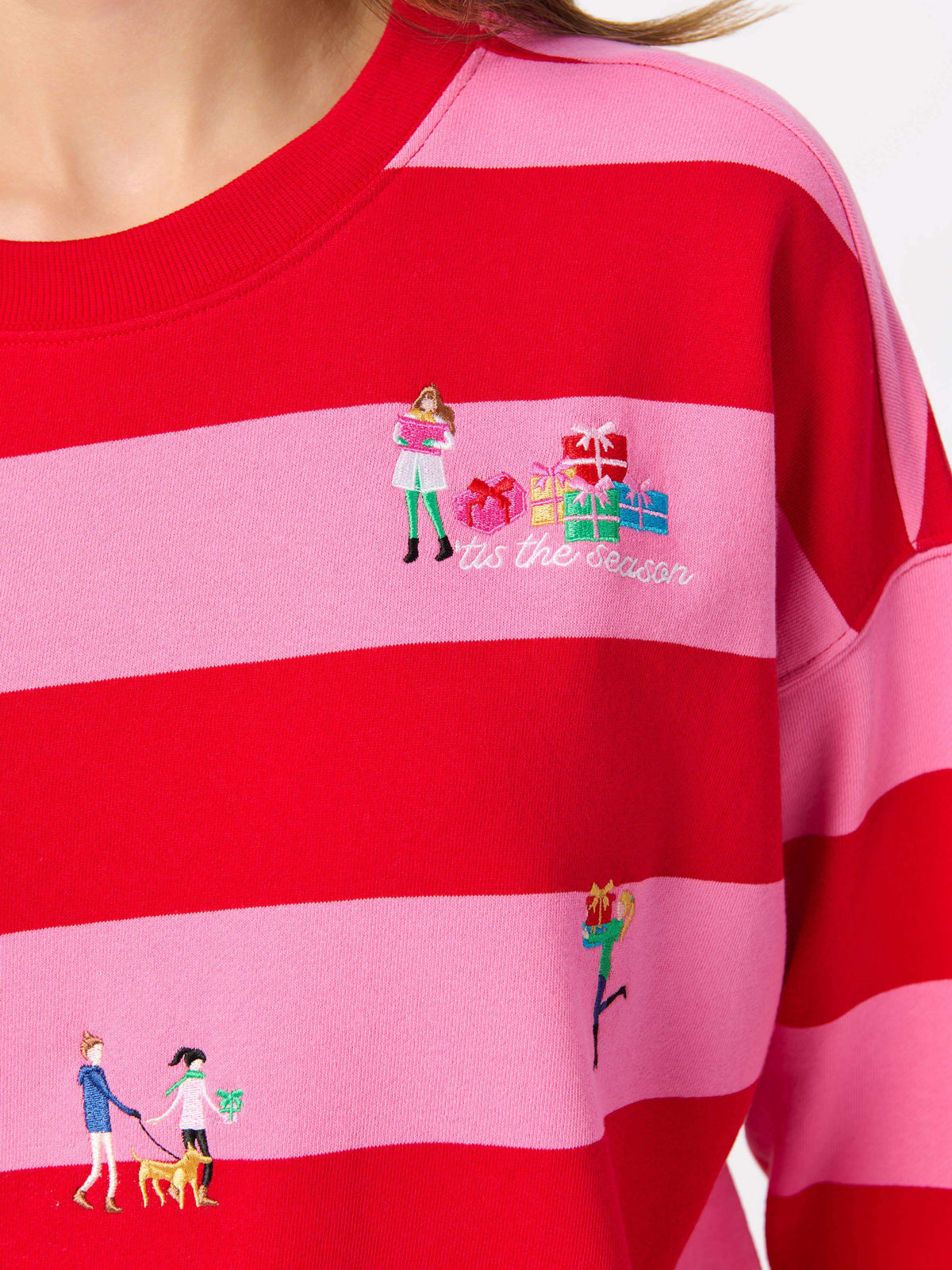 Gifting Embroidery Relaxed Sweatshirt