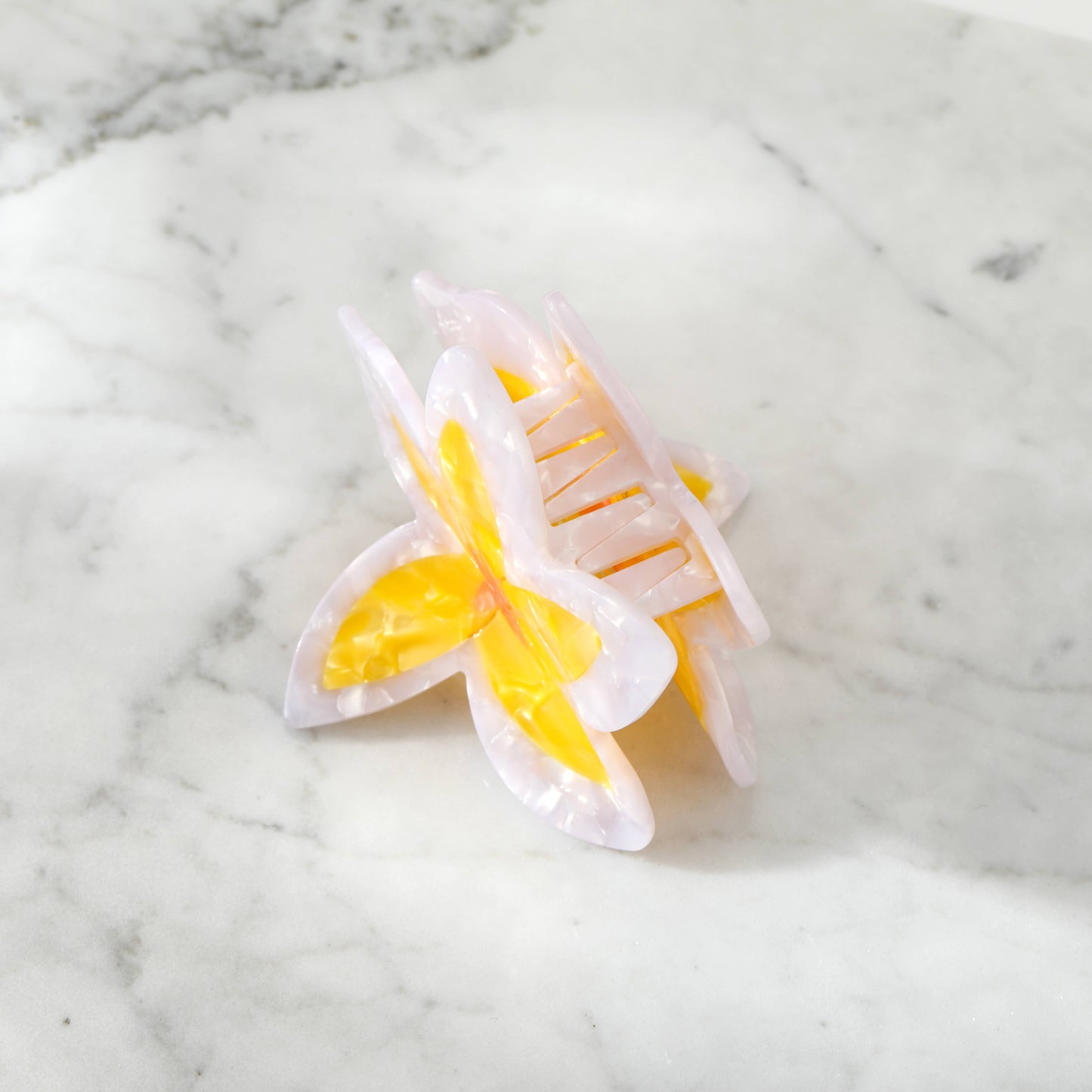 Eco-Friendly Plumeria Frangipani Flower Hair Clip