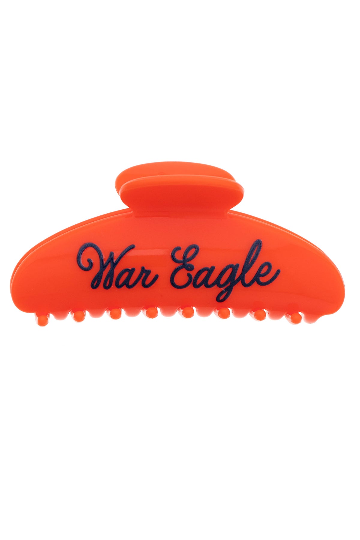 Auburn Tigers Cursive Arch Claw Clip