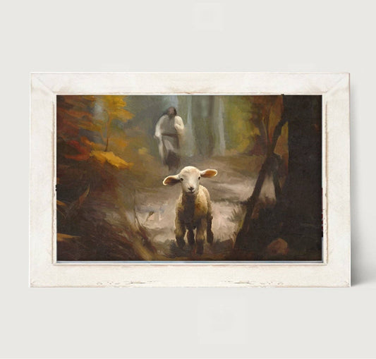 Little Lamb - Horizontal Frame