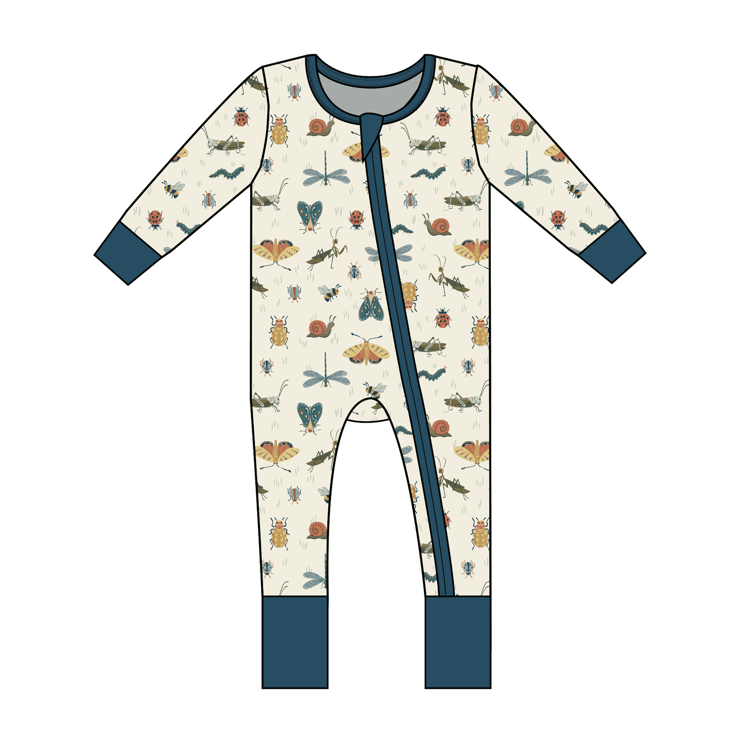 Snug as a Bug Bamboo Convertible Footie Romper