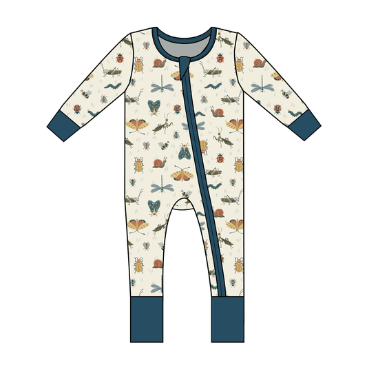 Snug as a Bug Bamboo Convertible Footie Romper
