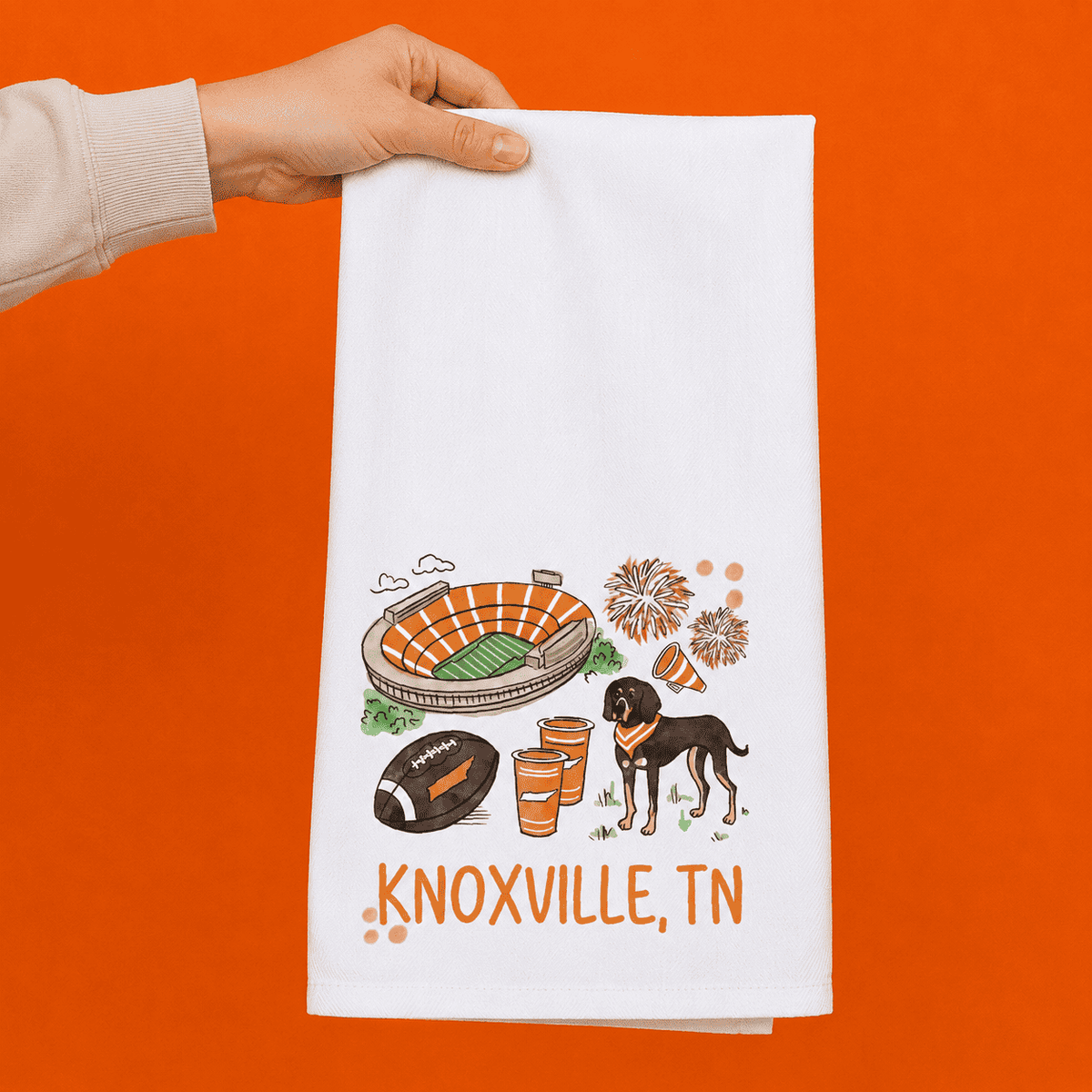 Large TN Icons Tea Towel