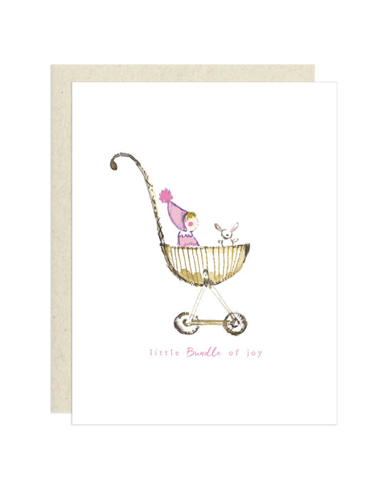 Bundle of Joy, Girl Greeting Card
