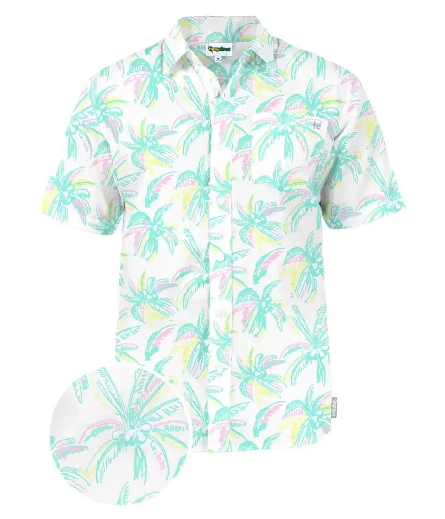 Vibrant Vacation Men's Hawaiian Shirt - Tropical Button Down