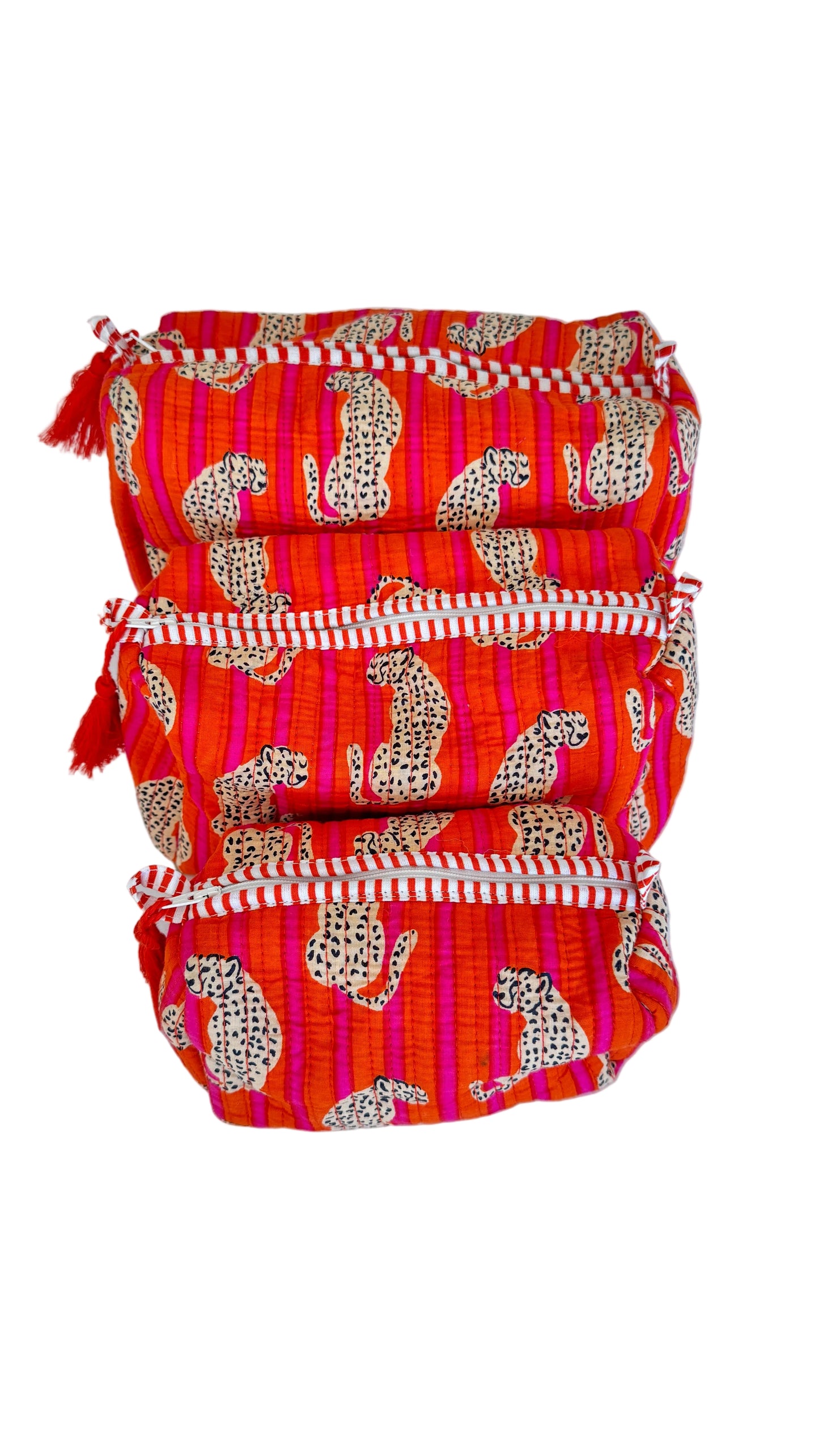 The Roots Handmade Cosmetic Bags - 3 - Piece Sets- Various Patterns