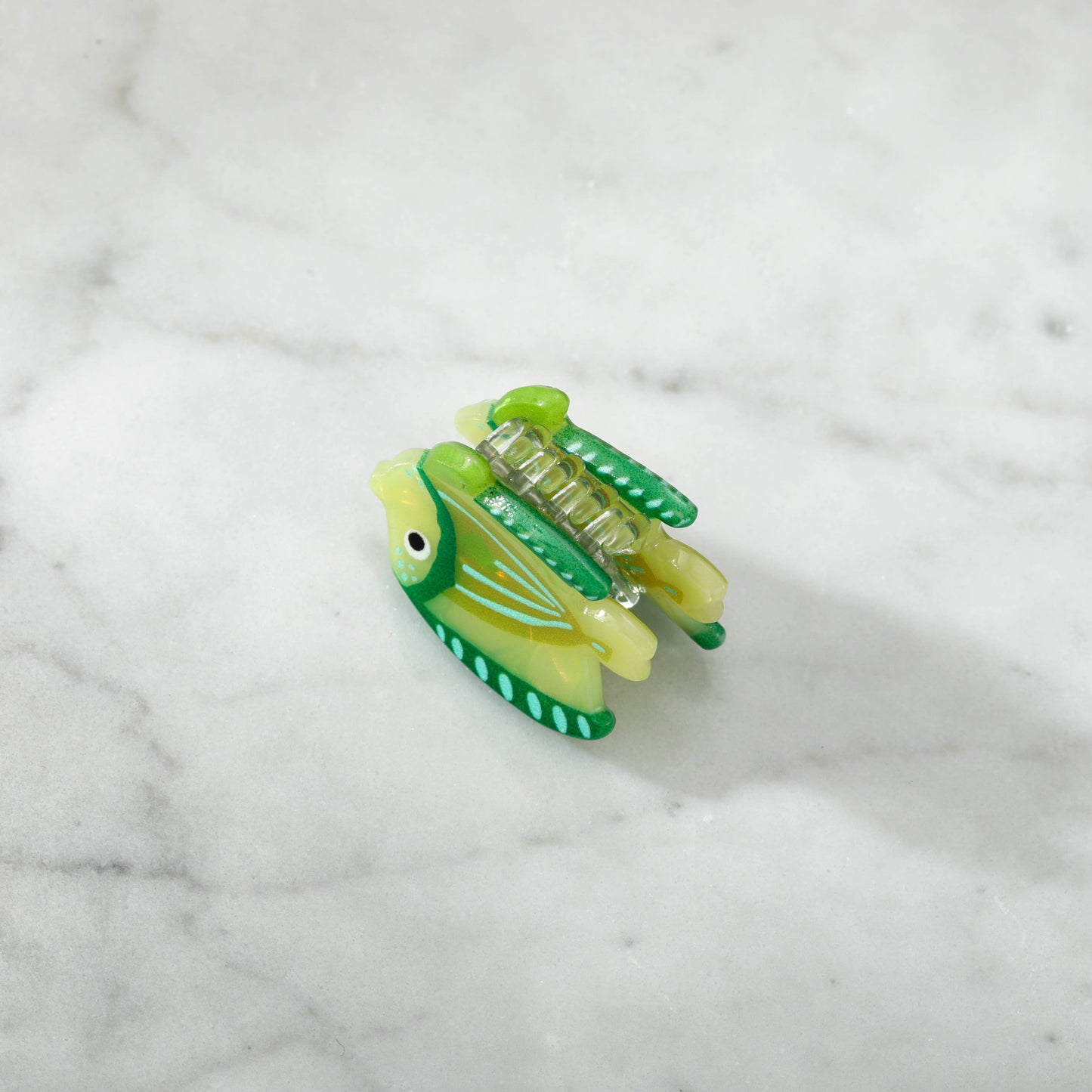 Eco-Friendly Mini Key Lime Reef Fish Hair Clip Claw