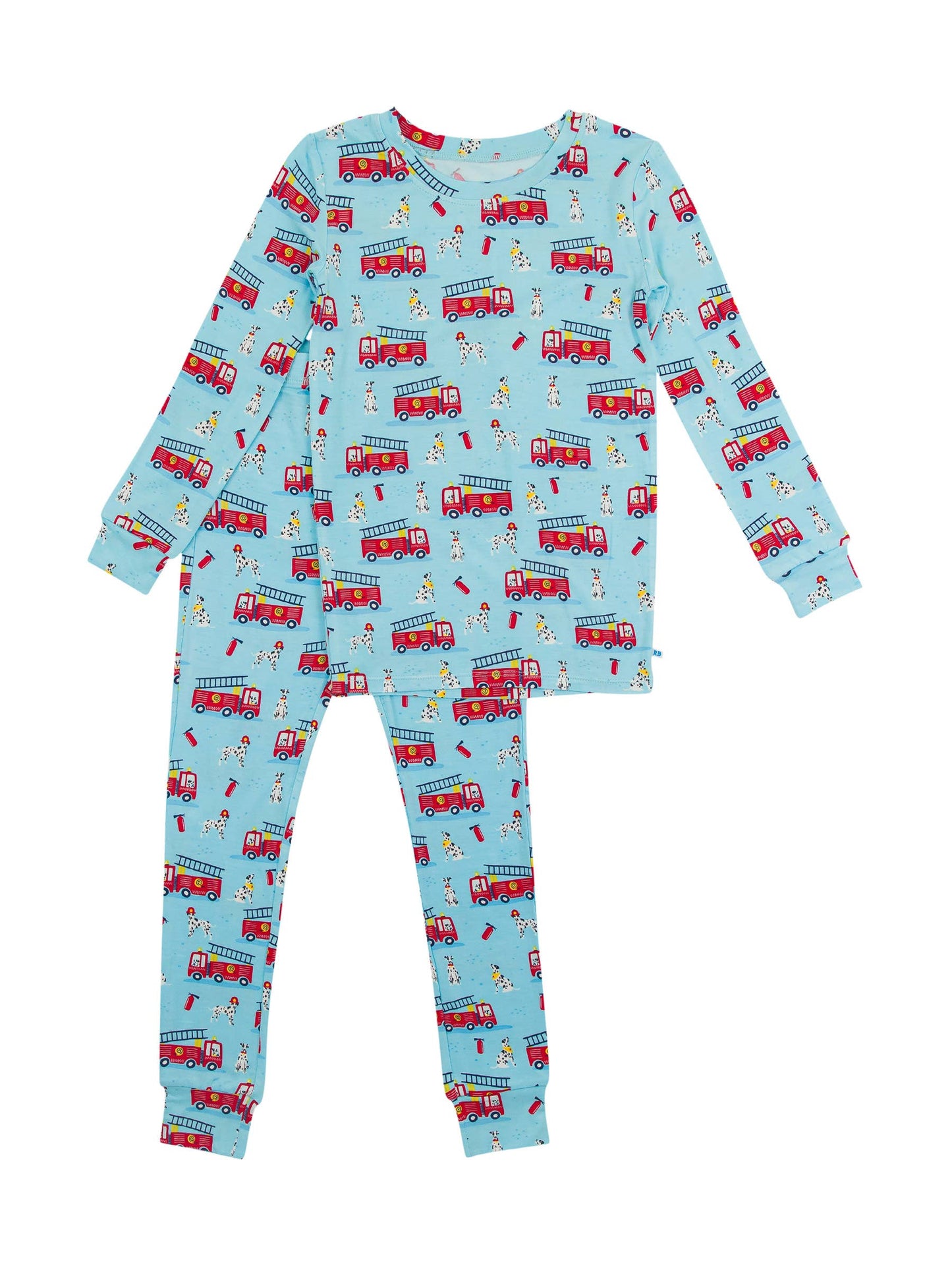 SoftSnooze™ Boys Bamboo Viscose Paws To The Rescue Long Sleeve Pajama Set