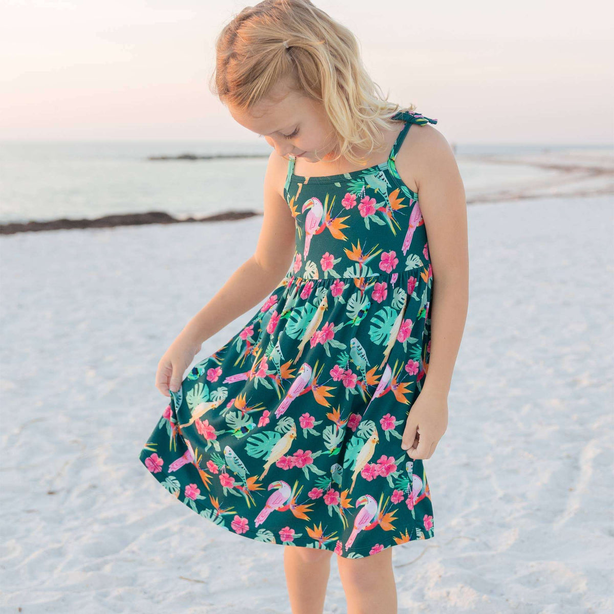 Isla Botánica Tropical Birds Bamboo Sundress