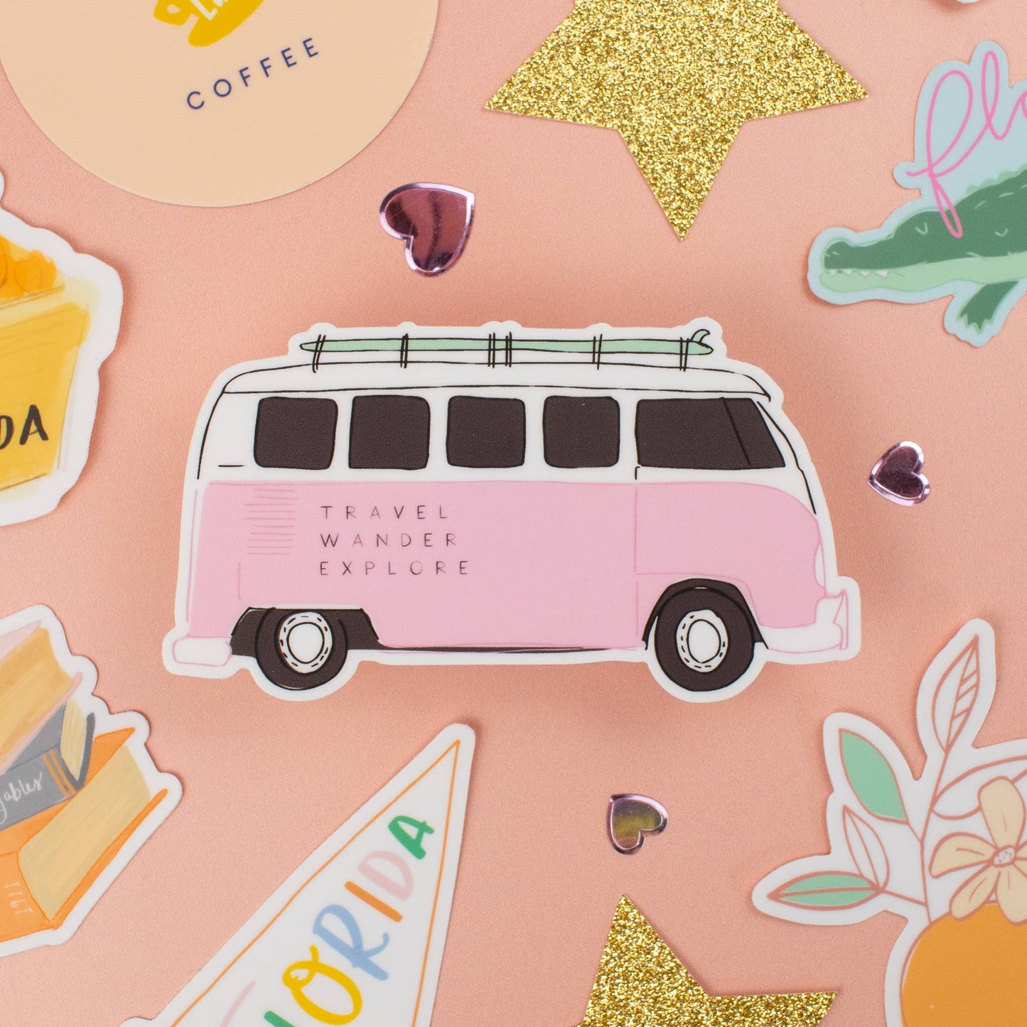 The Pink Van Sticker