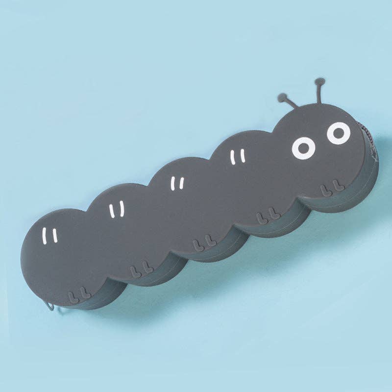Silicone Caterpillar Pencil Case Cute School Supply