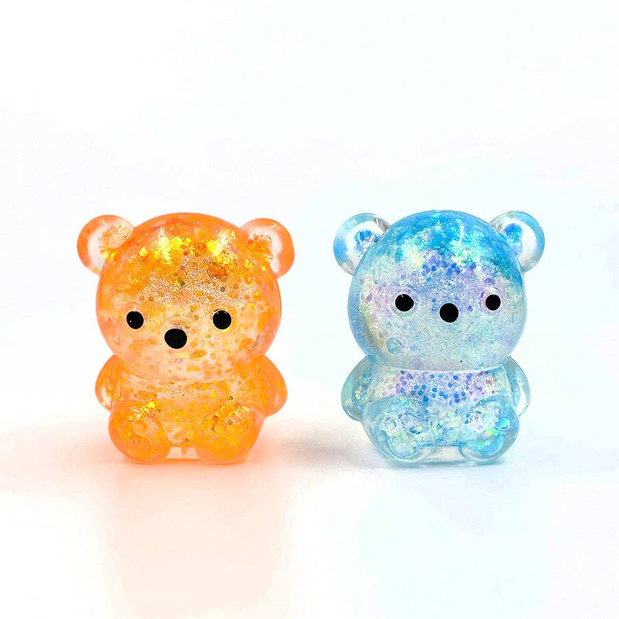 Glitter Squishy Bear Malt Sugar Slow Rebound