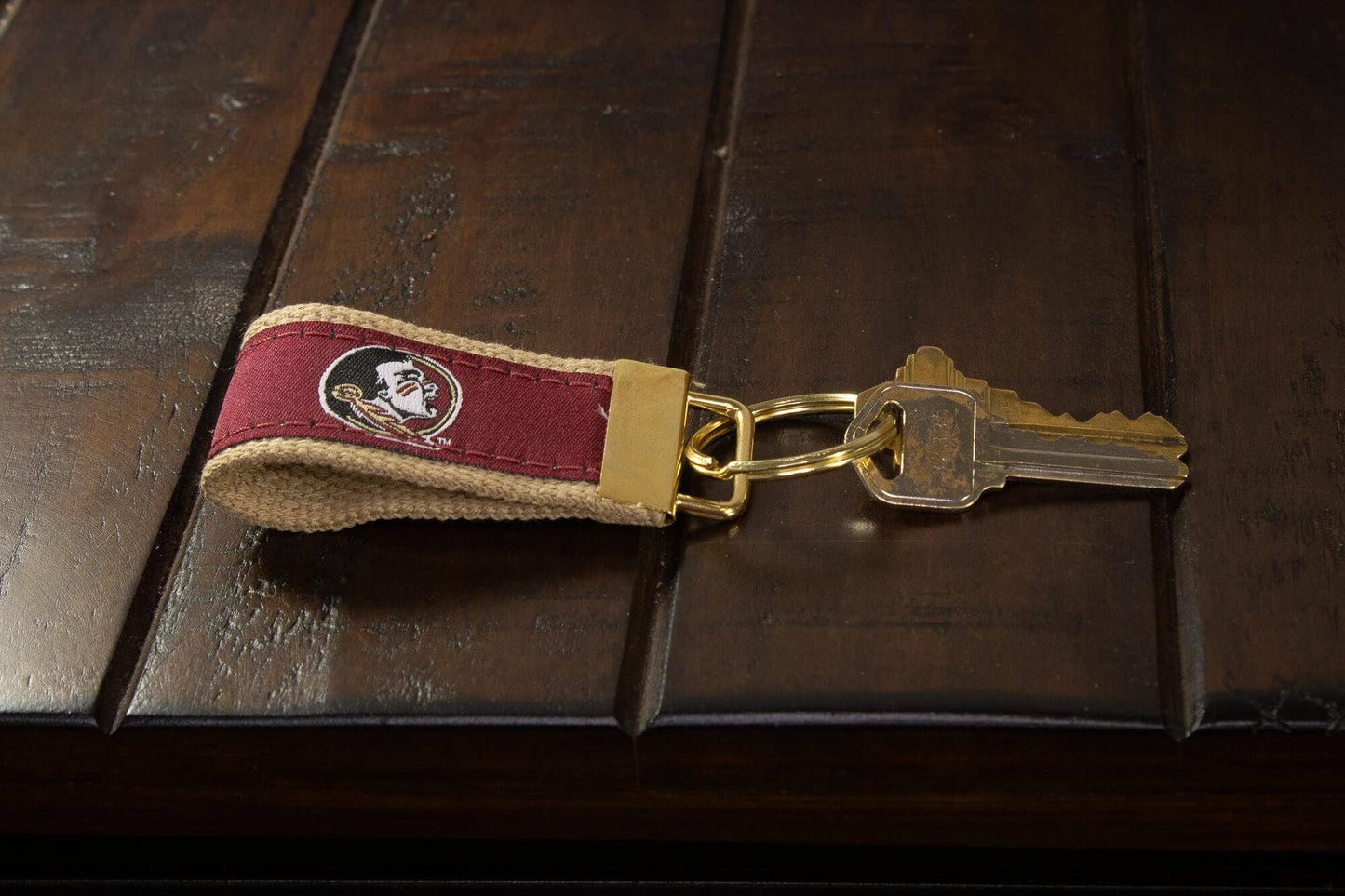 Florida State Seminoles Collegiate Woven Ribbon Key Chain