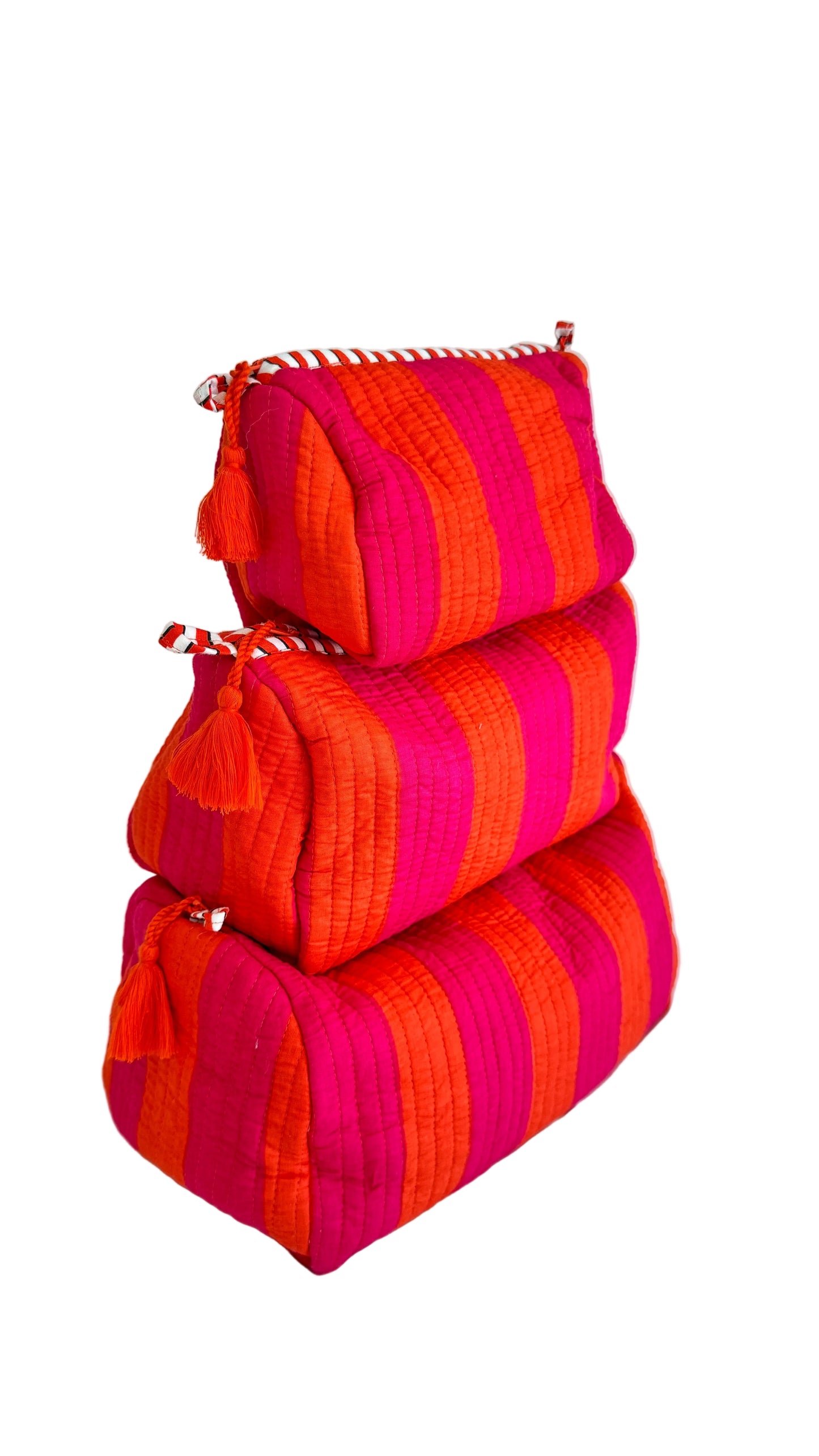 The Roots Handmade Cosmetic Bags - 3 - Piece Sets- Various Patterns