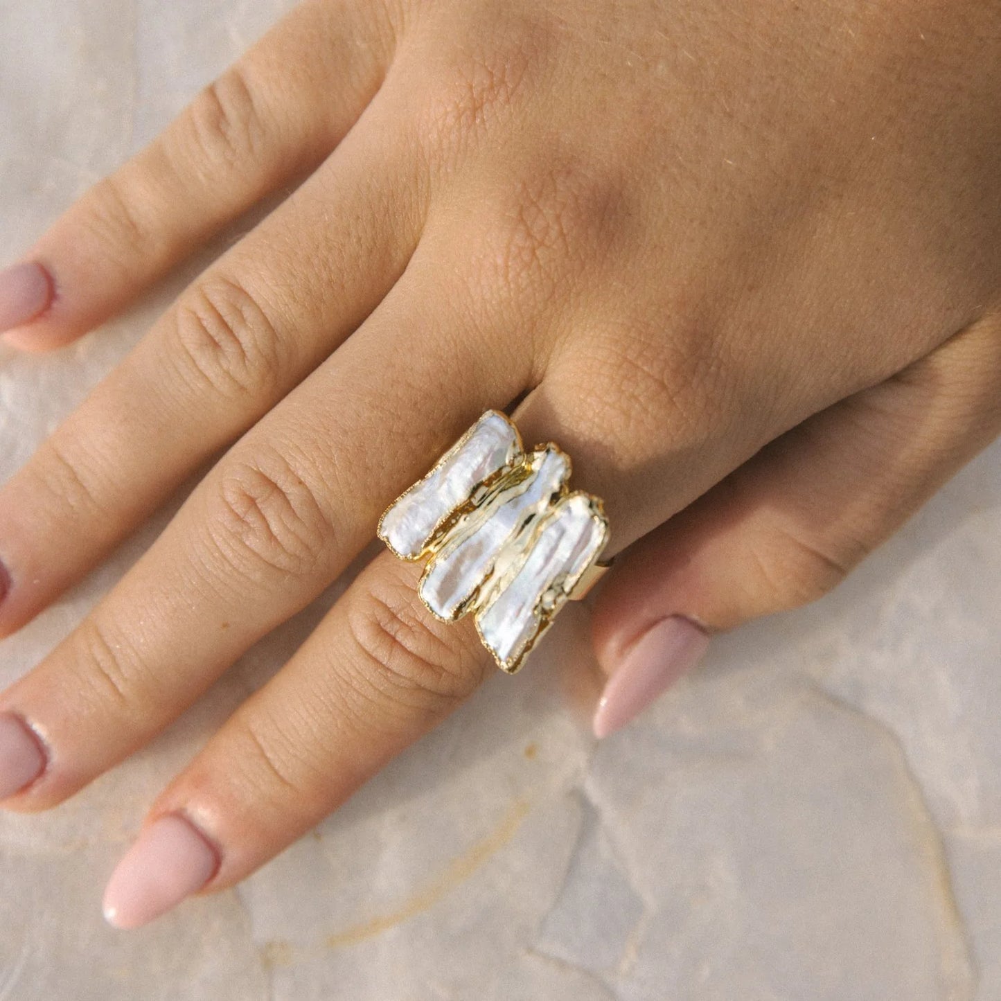 Natural Pearl Ring