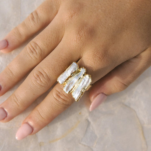 Natural Pearl Ring